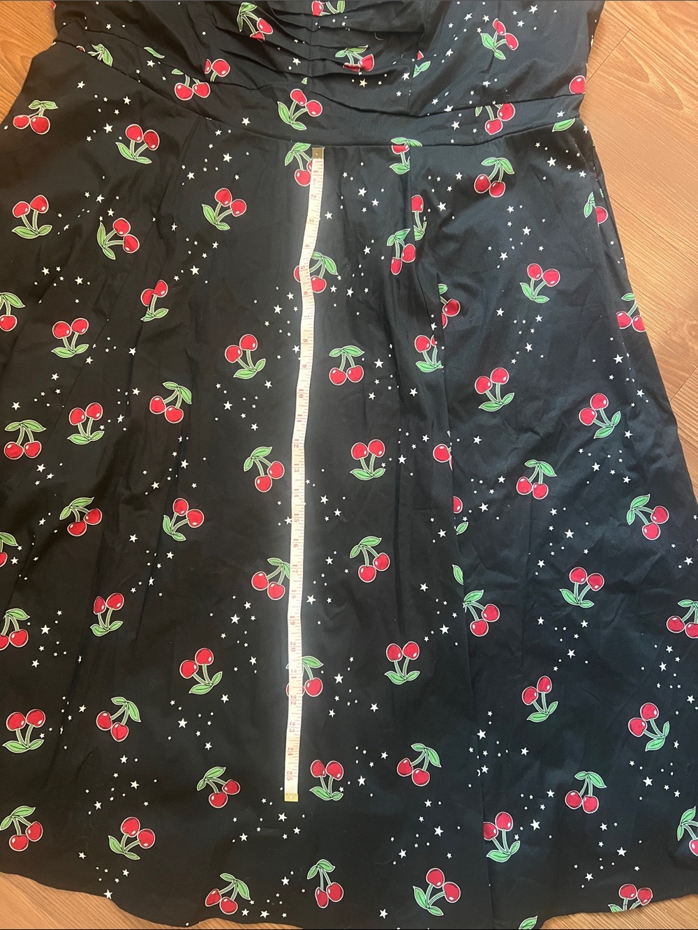 torrid Black Cherry-Print Midi Dress - Picture 10 of 14